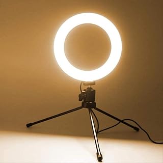 Selfie Led Light Ring Photography Flash Lamp, ring light with stand 18 inch, For Makeup Video Dimmable Camera Lighting Ring for Youtube Video, Makeup, Selfie, Photography, Live Streaming.