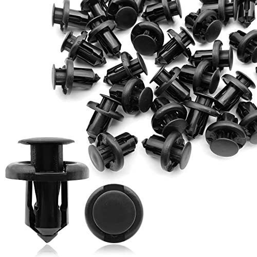 20pcs Front Bumper Retainer Clips 10mm Fender Liner Clip Compatible with Honda CR-V Accord Civic Acura - Nylon Push-Type Fasteners