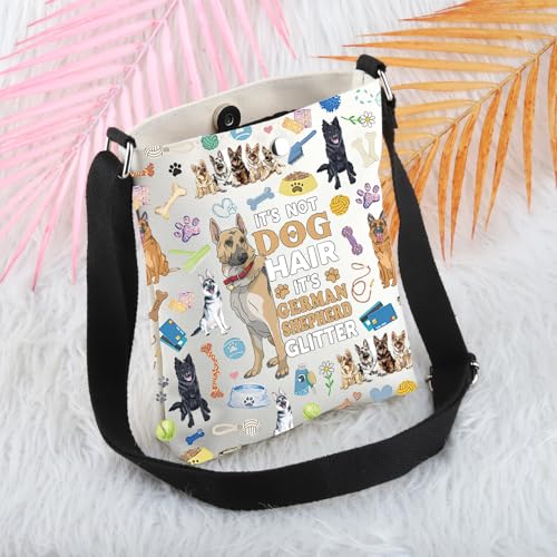 MBMSO German Shepherd Crossbody Purse It's Not Dog Hair It's German Shepherd Glitter Gifts for Dog Lover Owner Cross Body Bag4