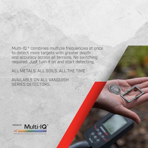 Image of MINELAB Vanquish 460 Bundle, Includes Metal Detector, PRO-FIND 35 Pinpointer, Digging Tool, Finds Pouch, and Gloves