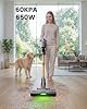 Aspiradora Inalámbrica, 650W 60Kpa 70Min Aspiradora de Palo Inalámbrica con Modo Huracán, Depósito de 1.8L, Anti-Enredos, Aspiradora Inalámbrica Autónoma para Hogar, Pelo de Mascotas, Alfombras 4