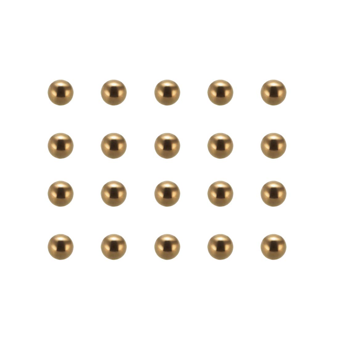 uxcell 1.5mm Precision Solid Brass Bearing Balls 100pcs