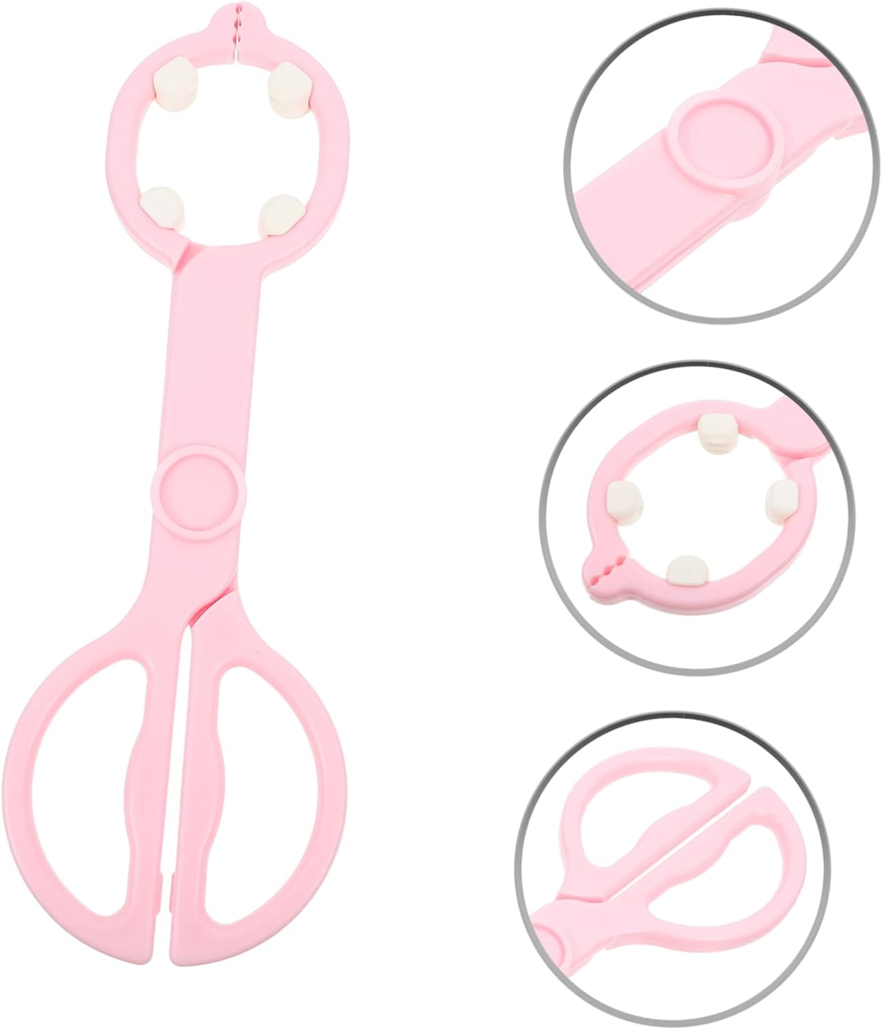 Baby Bottle Tong for Infants Anti-slip Sterilized Forceps Scissor Shape Feeder Clip High Temperature Resistant Suitable for Newborns 1 Piece