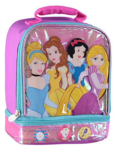 Disney Princess Dual Dome Lunchbag (Princess Pink)