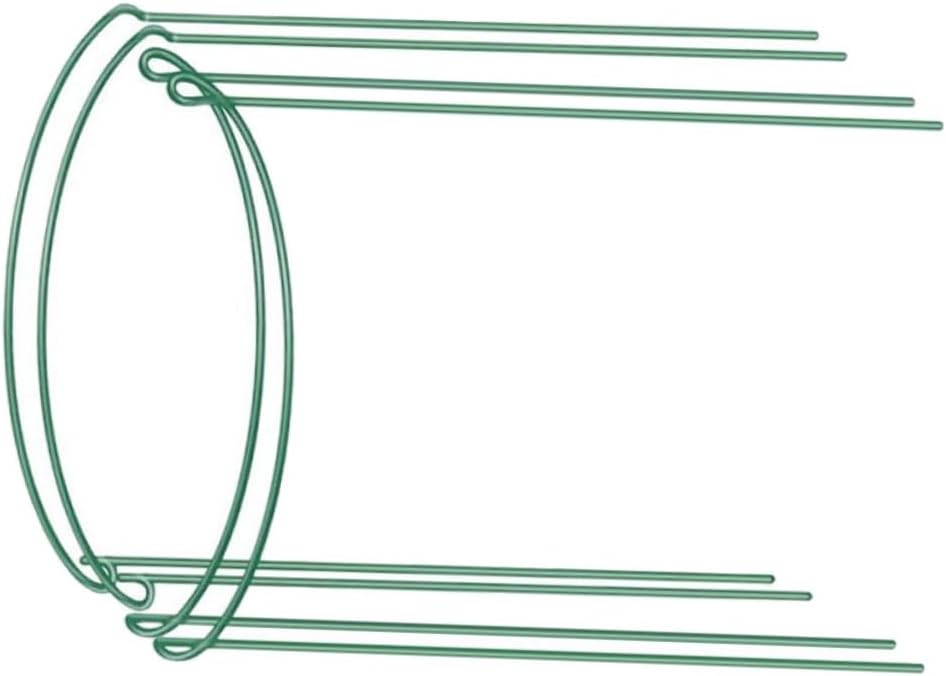 Flower Support Rack 4pcs Plant Stakes for Garden Semicircular Frame Strong Sturdy Ideal for Climbing Vines Easy to Install