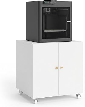 Mobile Large Printer Stand with Storage,3D Printer Table for Home Office