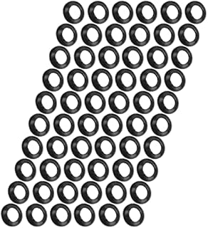 Winding Check Ring, 60PCS Fishing Rod Trim Ring Fishing Rod Building Silicone Elastic Winding Check Dress Ring Fishing Reel Care Accessories(8.5MM) Other Fishing Tools and Accessories
