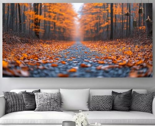 Tableau Strass Diamant 50x100cm Forêt | Kit Anti-Stress Peinture Point de Croix Cristal M-Y808