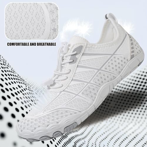 Image of Hike Barefoot Shoes Womens Men,Unisex Barefoot Water Shoes Breathable, Anti-Slip Hiking Footwear for Athletic Wide Toe Shoe Footwear for Hiking, Walking, Running, Yoga, and Water Sports