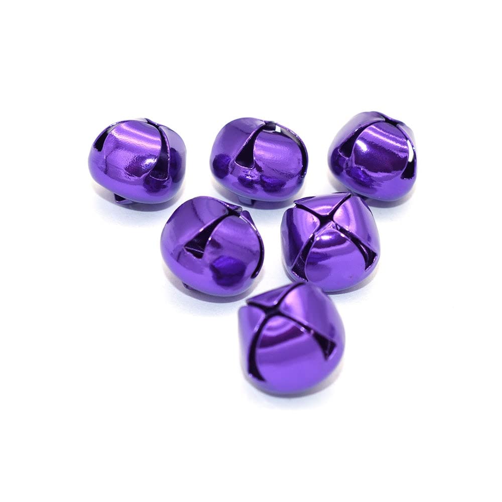 Ornamento di campanelli for Natale, campanelle di Natale piccole 20 pezzi campanelli a croce viola