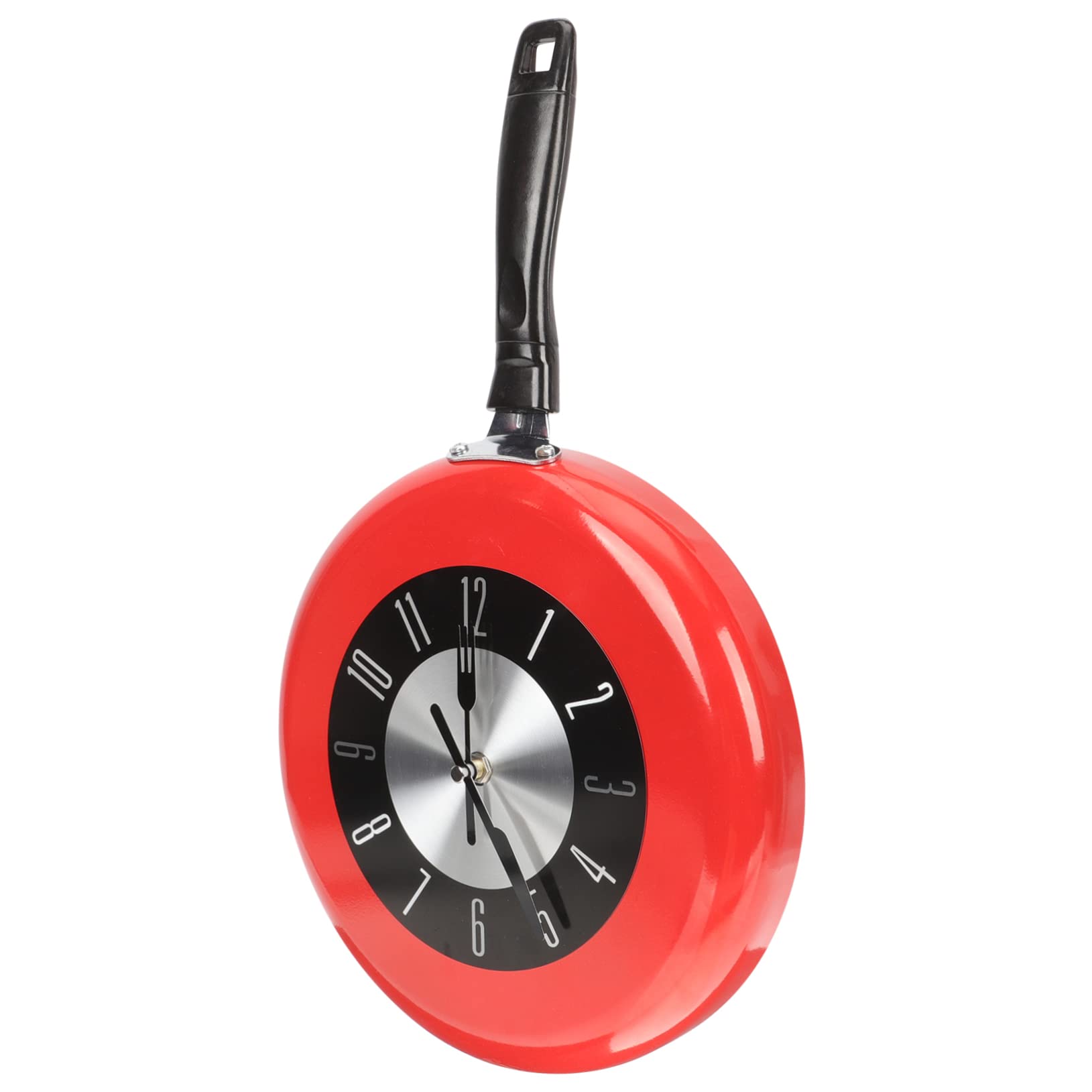 Horloge poêle à frire métallique cadeau idéal cuisine et salon