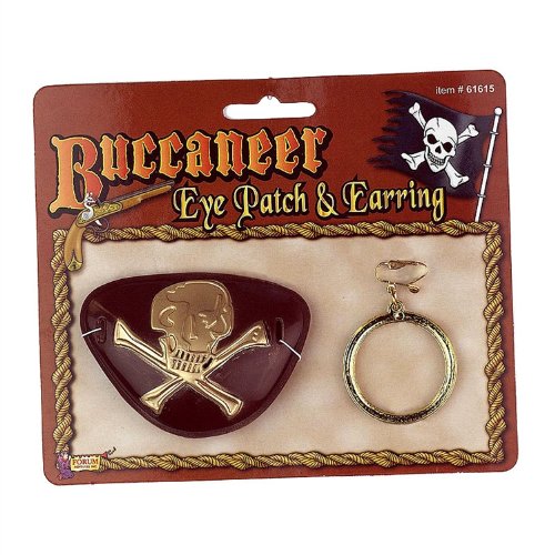 Forum Novelties Buccaneer Eye Patch & Earring