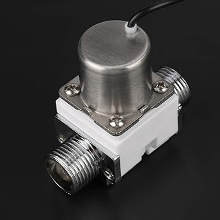 Válvula solenoide de água CC 4,5 V 1/2" Válvula de controle de água Válvula de pulso rosca macho Válvula solenoide elétrica 4,5 V para sistema de controle de água