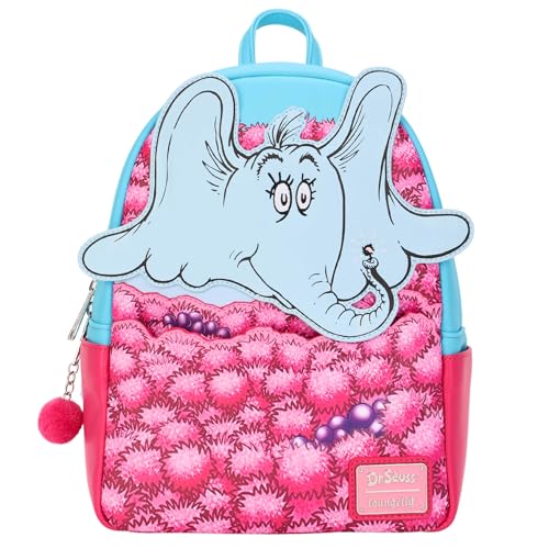 Loungefly Dr Seuss Horton Hears A Who Floral Elephant Double Strap Shoulder Bag Mini Backpack