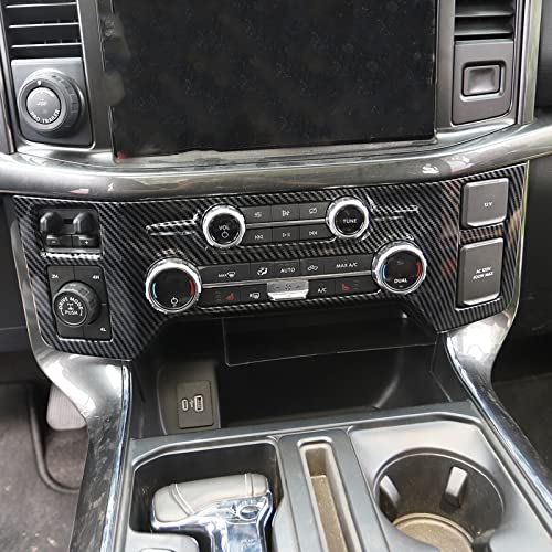 Garniture de commande centrale en carbone luxe pour modèle 2021+ - 5