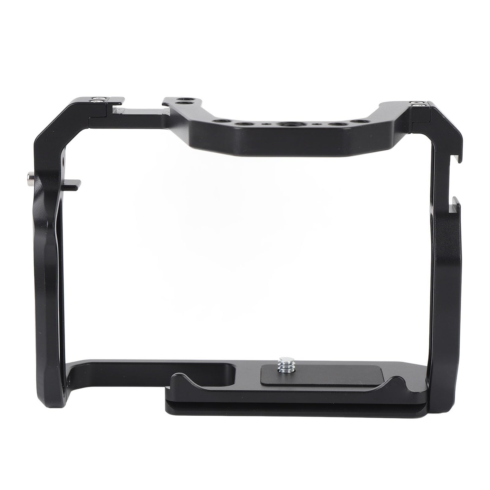 Gabbia per Fotocamera, Precisione in Alluminio Aerospaziale Opzioni di Montaggio Multiple Gabbia per Rig Video, Stabilizzatore per Videocamera con Piastra a Sgancio Rapido Supporto per