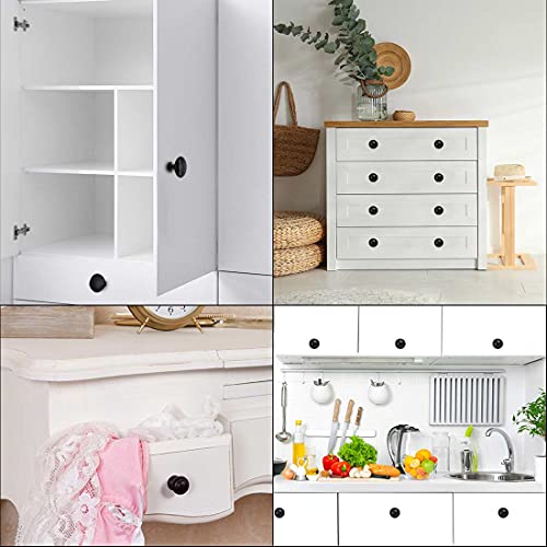 Jesdavan Nero Pomelli per Porta, 20 Pezzi Opaco