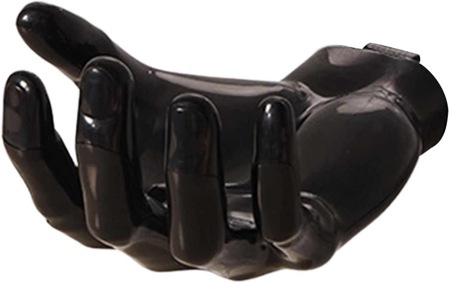 Txuolin Multicolour Black Metal Wall Hooks, Unique Hand Shape Key Hanger, Decorative Wall-Mounted Storage Hooks, Utility Hooks