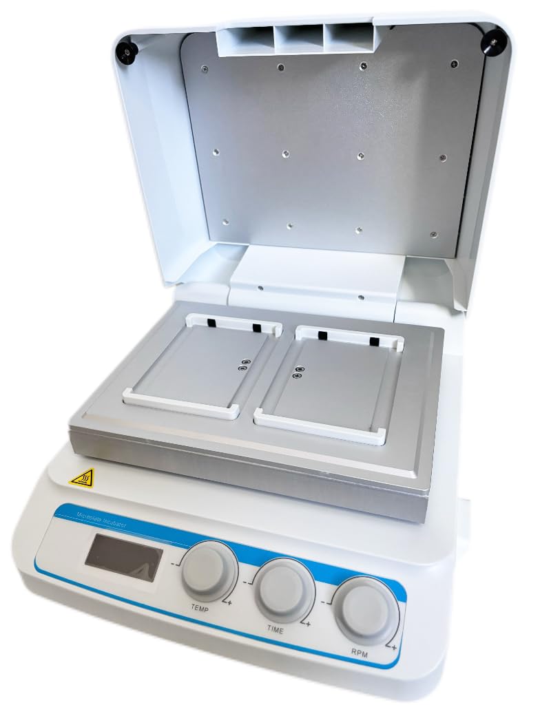 LCD Oscillator Thermostat Micro Plate Constant Temperature Vibrator Shaker Device with Speed Range 100 to 1600rpm Temperature Control Precision ± 0.5 ° C