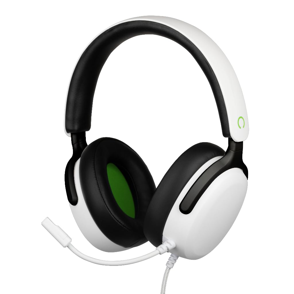 Konix Kabelgebundener ohrumschließendes Gaming-Headset Nexus Xbox Series X|S - 40 mm-Lautsprecher - Mikrofon - 3,5 mm Klinke - 1,5 m Kabel - Weiß