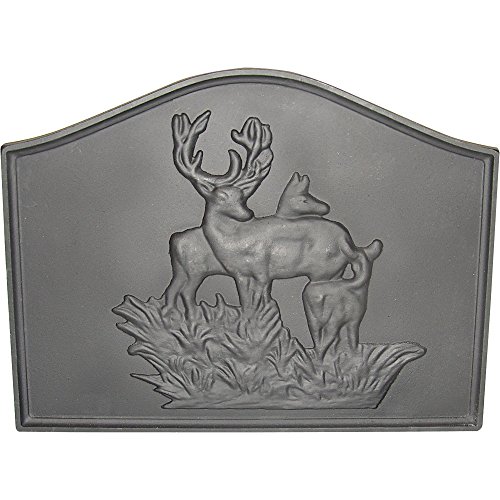 HomComfort CIFBDR Deer Cast Iron Fireback Plates