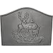 HomComfort CIFBDR Deer Cast Iron Fireback Plates