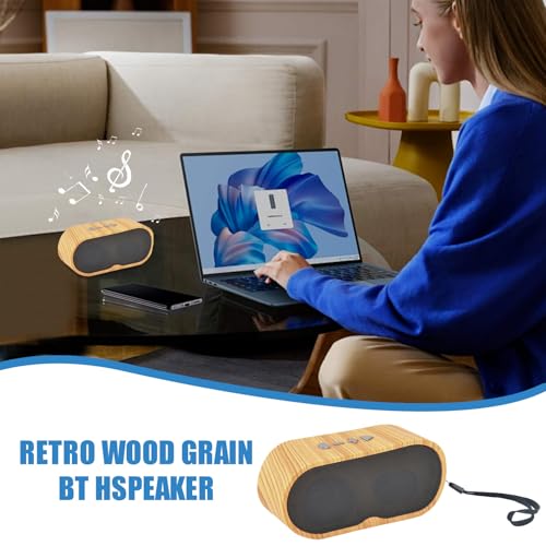 Altavoz inalámbrico vintage de volumen ruidoso para espacios pequeños sin cables 2