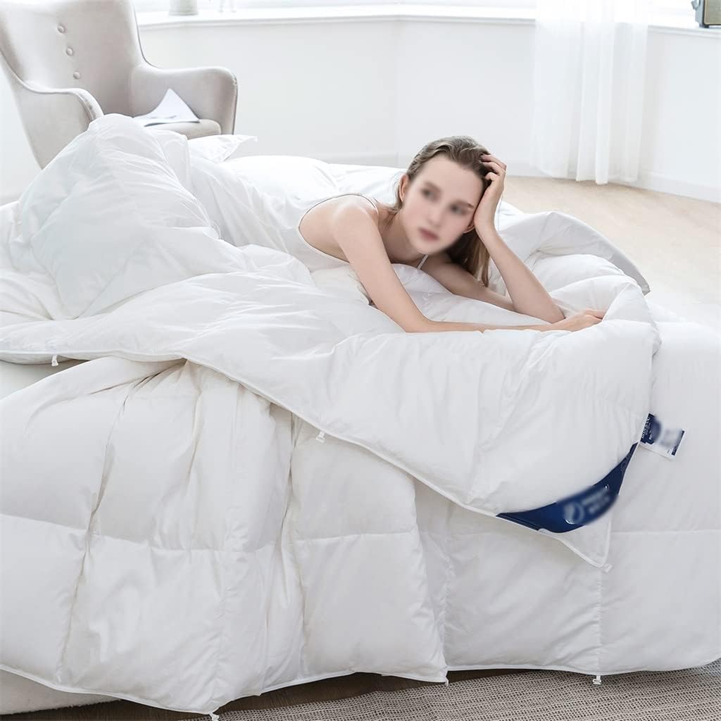 JJZXD 軽量羽毛布団インサート グースダウンフィリング キルトキルト サマーダウンブランケット 700フィルパワー (Color