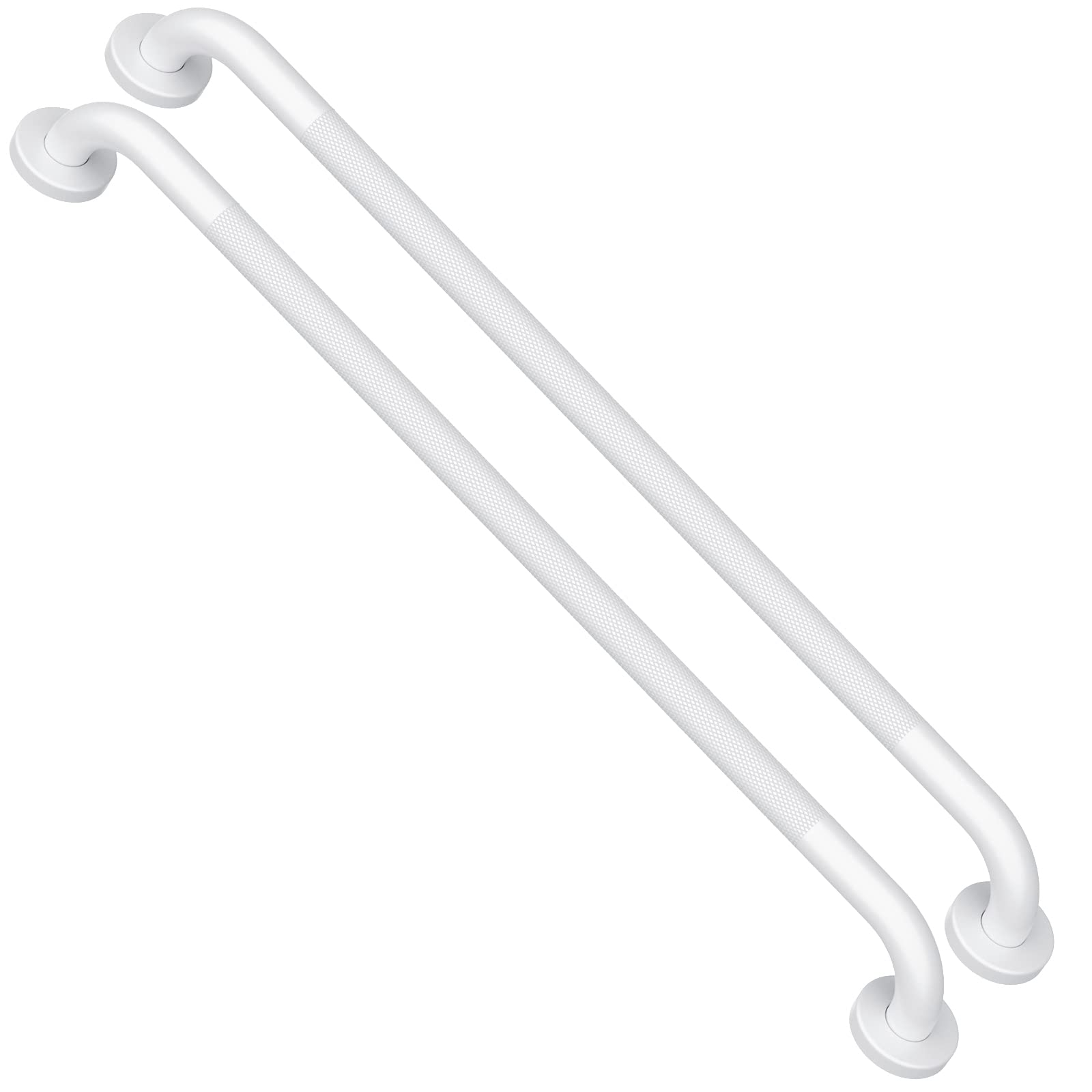2 Pack White Grab Bars, 32 Inch Grab Bar for Bathtubs and Showers
