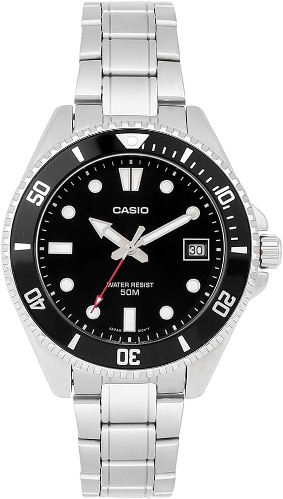 Casio Enticer Men Analog Black Dial Men MDV-10D-1A1VDF (A2195)