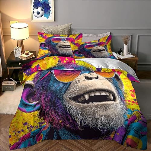 Housse de couette 3D hypoallergique King contre les irritations de lit ado - 6