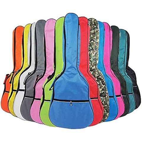 HOT SEAL 5MM Sponge Waterproof Durable Colorful Conventional Guitar Case Bag with Storage (For 40&41 Inch, Camouflage) Cover