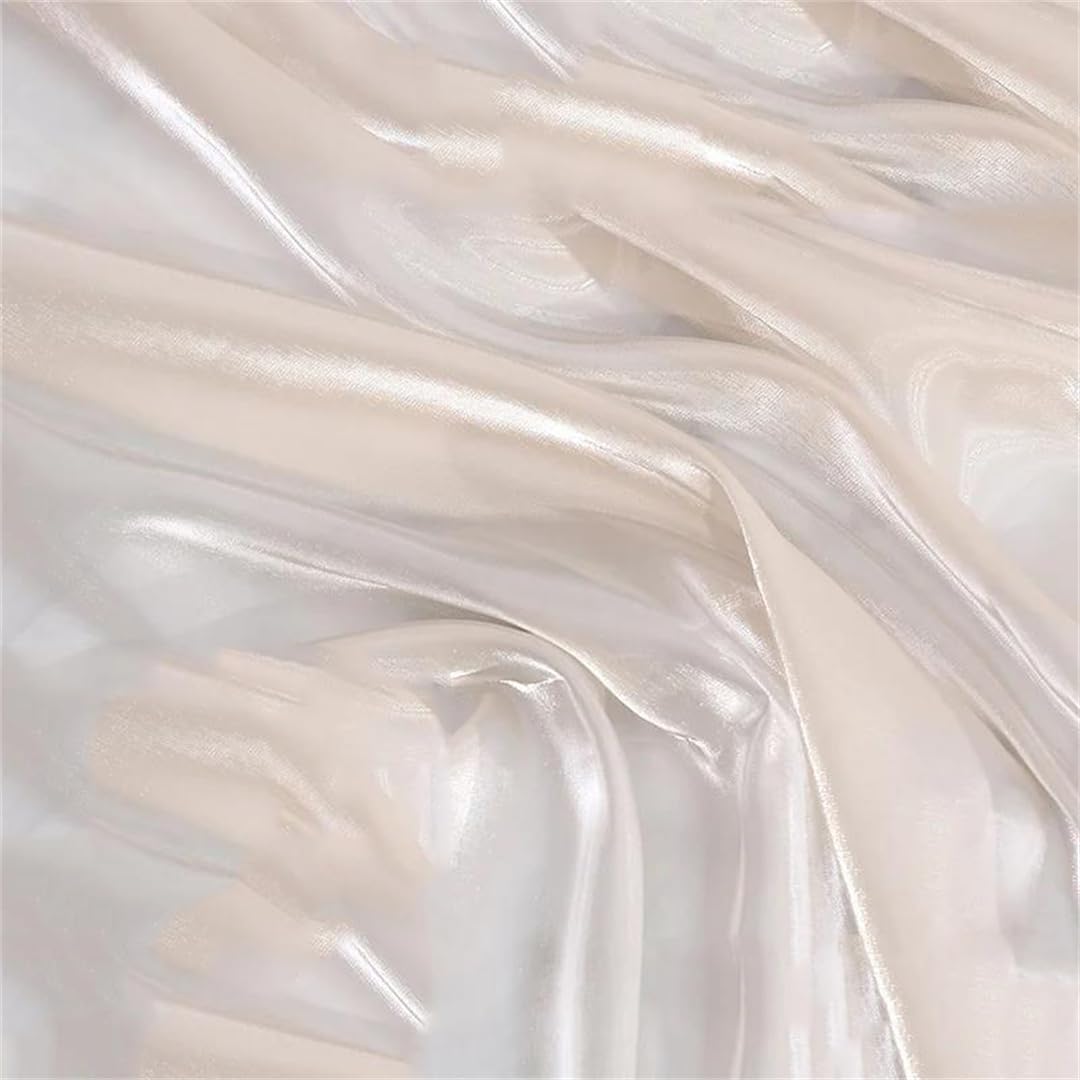 Tela de tul suave, Tela De Organza Por Metro Multicolor, 100cm 150cm, for Costura Decoración Ropa Mujer(30 Beige)
