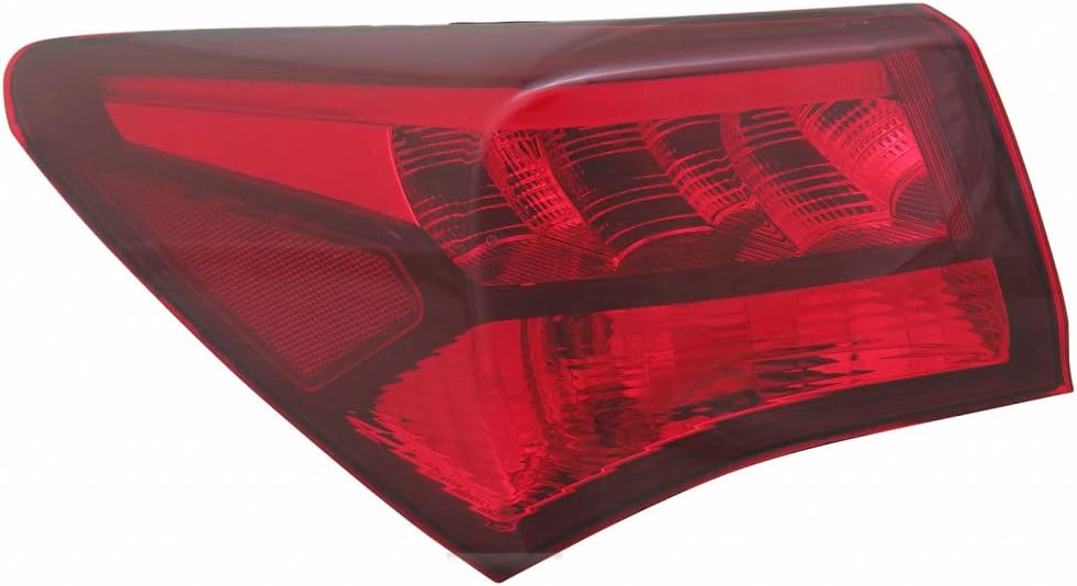 CarLights360 For Acura TLX Tail Light 2015-2017 Driver Side LED DOT Certified AC2804106 | 33550-TZ3-A01