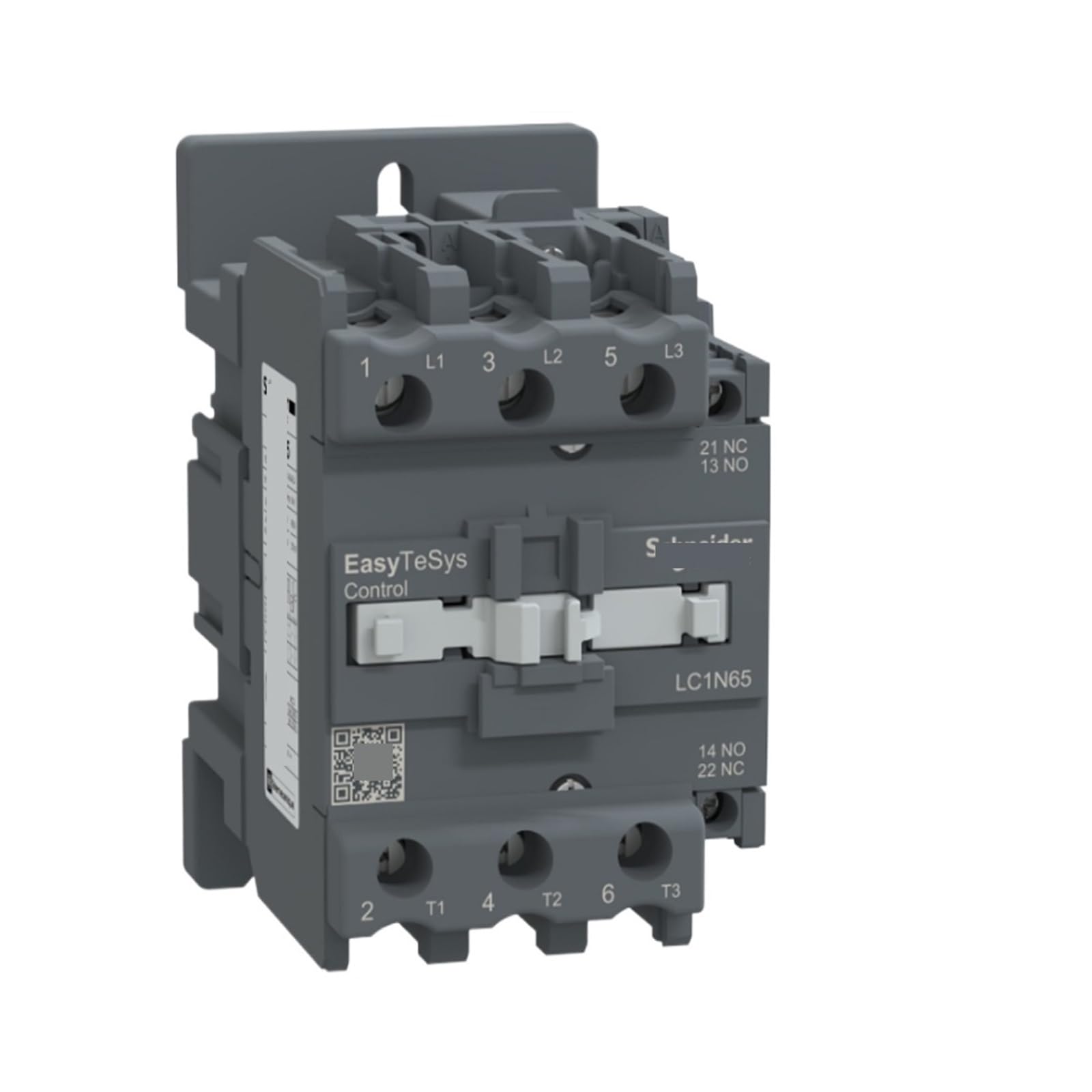 Contacteur CA LC1N 65A tripolé avec bobine de commande 380VCA pour circuit