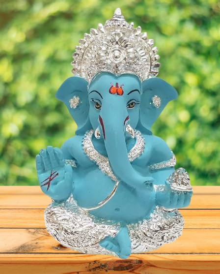 Ganesh Murti statuette résine Ganapati compacte pour petits espaces - 2