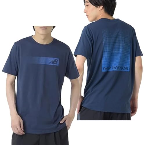 new balance(ニューバランス) メンズ 半袖Tシャツ ドライNew Balance ヘザーテックグラフィックショートスリーブTシャツ (MT41071)メンズ