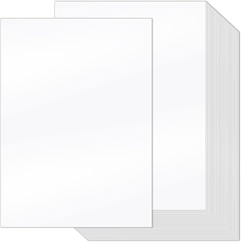 Eaasty 100 hojas de papel de cartulina de 11 x 17 pulgadas, papel blanco pesado para impresora, hojas grandes, cubierta gruesa para impresoras de