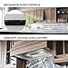 Zephyr 21 Inch Insert Range Hood 400 CFM Power 3 Speed Fan Tornado Mini Canopy Vent Built-In Vent Hood with Slide Controls, Aluminum Mesh Filters and Dual LED Lights (AK8400BS)