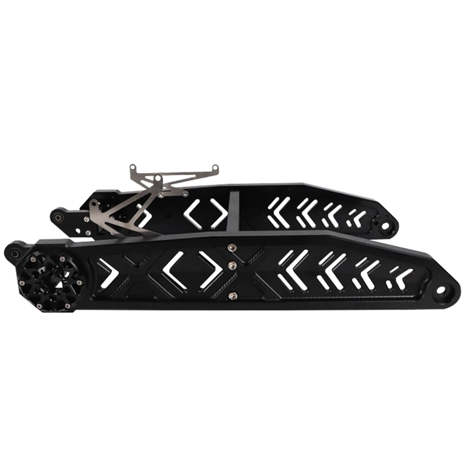 Widelec Ramiona Szpule Pasuje Do Skutera Yamaha BWS Cygnus-X 3. I 4. Modyfikowany Aluminiowy Stop CNC, Solidny Wahacz, Tylna Rama Z Płaskim Widelcem szpule motocykla wahacz(B-style Black)