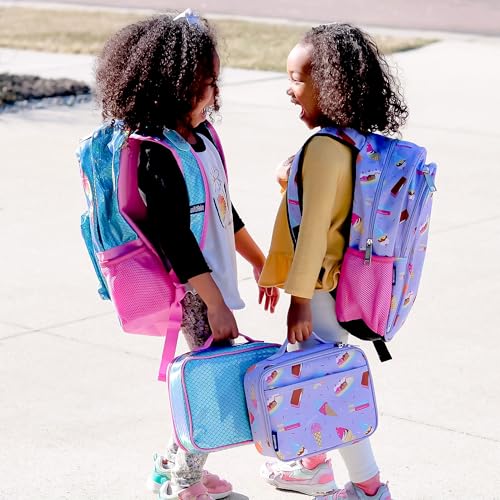 Image of Wildkin 15 Inch Backpack for Kids, Sweet Dreams | Ages 5-10, padded straps, side water bottle pocket - coordinates with matching Wildkin lunch boxes and water bottles