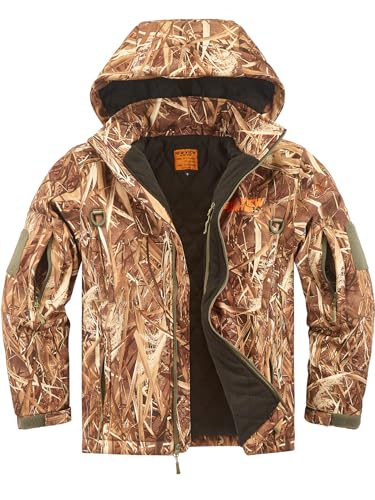 NEW VIEW Insulated Hunting Jacket for Men Cold Weather, Warm Camo