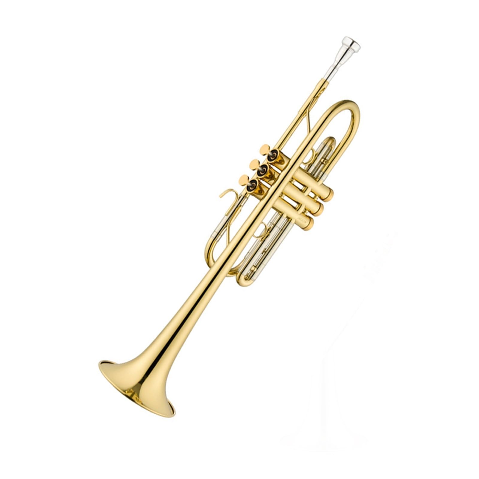 trąbka instrument Profesjonalna trąbka lakierowana w kolorze złotym w kolorze złotym lakierowanym w kolorze C