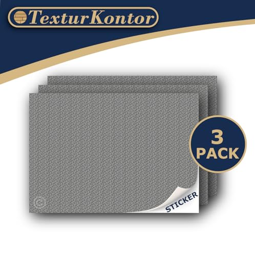 3 Blatt Selbstklebende Dekorfolie Pflastersteine und Oberflächen für Modellbau im Maßstab 1:87 Spur H0 (UK: 3,5mm Scale) (Kopfsteinpflaster in Bögen)