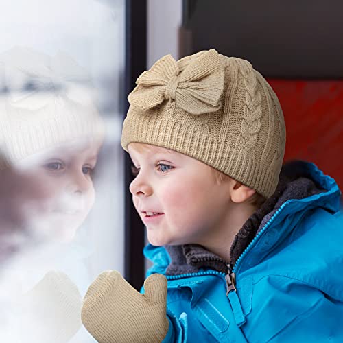 Image of SATINIOR 3 Set Toddler Hat Glove Set