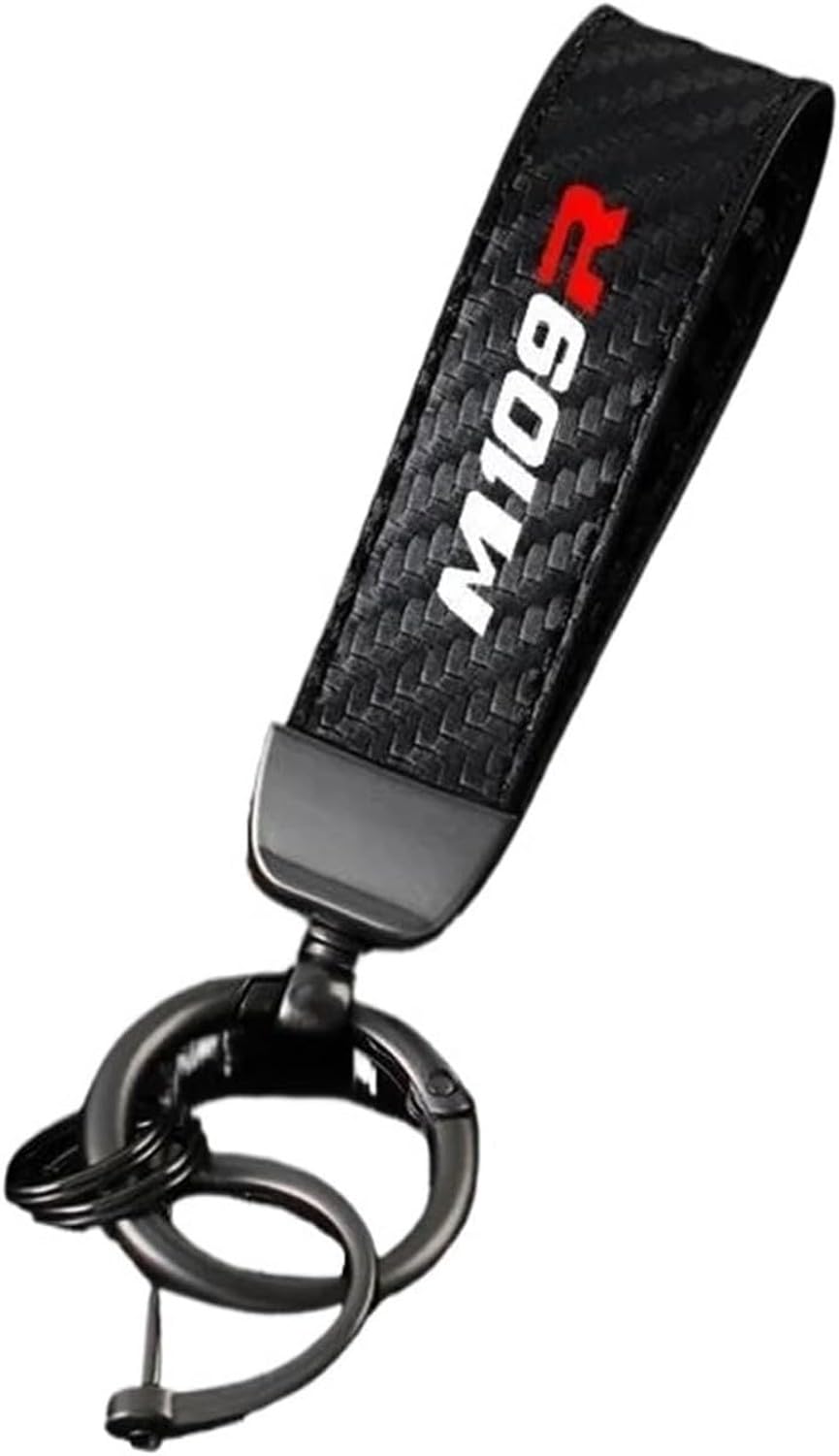 XIUNYIE Motorcycle Keychain Keyring Holder for Boulevard M109R M50 C50 VL800 Volusia 1500 C1800R Lanyard Key Chains Gifts, B
