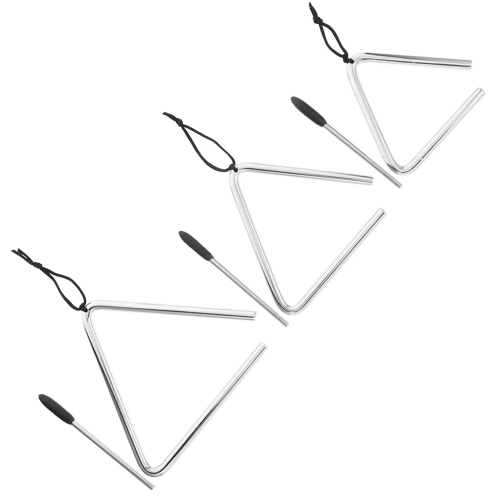 3er-Set Dreieck-Musikinstrumente-Set