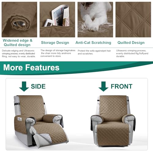 Funda de sillón relax para proteger de mascotas ideal para tardes de lectura y descanso 4