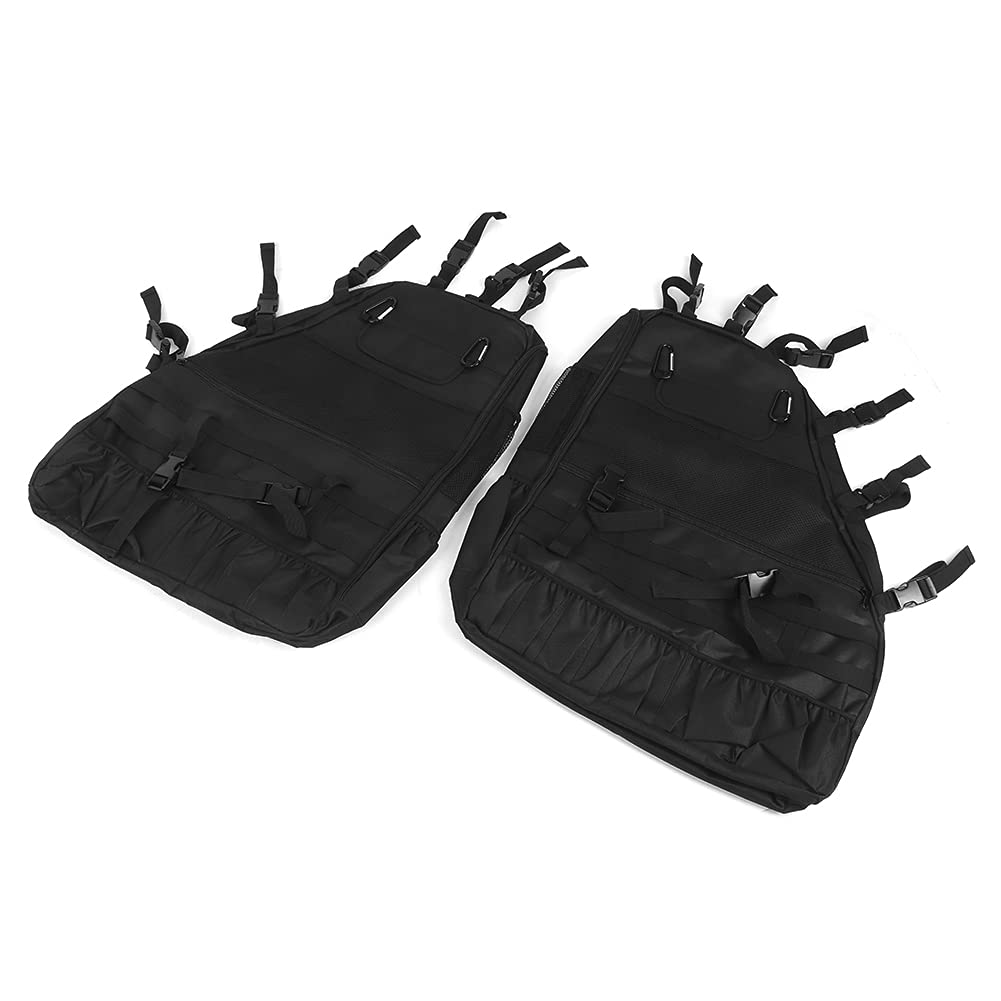 Organizer per Borsa Portaoggetti Durevole con Roll Bar da 2 Pezzi per JK Rubicon 4 Porte, Accessori di Alta qualità per L'organizzazione Dell'auto
