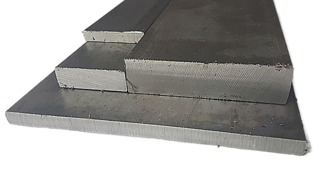 PSB STAHL AUF MASS Flachstahl-Flachprofil - 90-150mm breiten - 500-2000mm Länge - S235JR EN 10058 (120x 20mm - 500mm